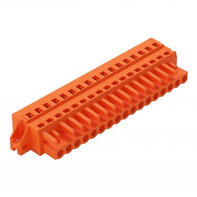 1-przewodowe gniazdo CAGE CLAMP pomarańczowa /10szt./ WAGO (231-317/031-000)
