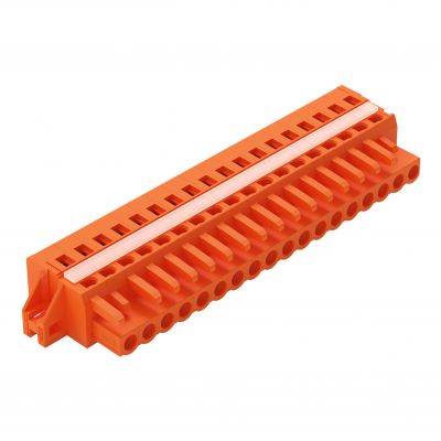 1-przewodowe gniazdo CAGE CLAMP pomarańczowa /10szt./ WAGO (231-318/027-000)