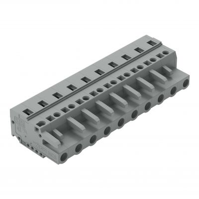 Gniazdo MCS-MIDI Classic 10-biegunowe szare raster 7,5mm 231-210/026-000 /25szt./ WAGO (231-210/026-000)