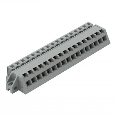 Gniazdo MCS-MIDI Classic kątowe 17-biegunowe szare raster 5mm 731-517/031-000 /10szt./ WAGO (731-517/031-000)