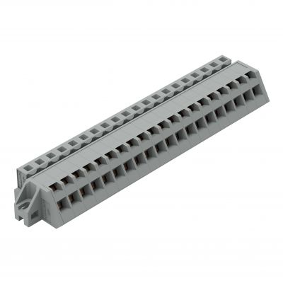 Gniazdo MCS-MIDI Classic kątowe 20-biegunowe szare raster 5mm 731-520/031-000 /10szt./ WAGO (731-520/031-000)