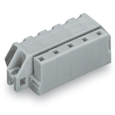 1-przewodowe gniazdo kątowe CAGE CLAMP szara /10szt./ WAGO (731-546/031-000)