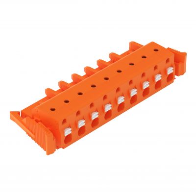 1-przewodowe gniazdo przycisk Push-in CAGE CLAMP pomarańczowa /25szt./ WAGO (2231-709/037-000)