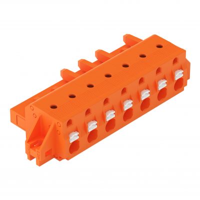 Gniazdo MCS-MIDI Classic 7-biegunowe pomarańczowe raster 7,62mm 2231-707/031-000 /25szt./ WAGO (2231-707/031-000)