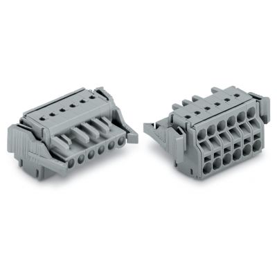 2-przewodowe gniazdo Push-in CAGE CLAMP szara /25szt./ WAGO (231-2109/037-000)