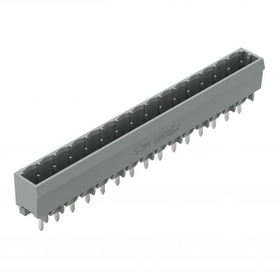 Wtyk THT Pin lutowniczy 1,0x1,0mm konstrukcja prosta szary /50szt./ WAGO (231-154/046-000)