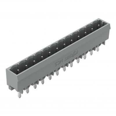 Wtyk MCS-MIDI Classic 12-biegunowy szary raster 5mm 231-172/001-000 /100szt./ WAGO (231-172/001-000)