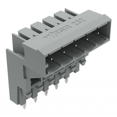 Wtyk MCS-MIDI Classic podwyższony 5-biegunowy szary raster 5mm 232-335 /100szt./ WAGO (232-335)