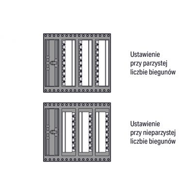 Wtyk THR Pin lutowniczy 1,0x1,0mm konstrukcja kątowa czarny /170szt./ WAGO (231-434/001-000/105-604/997-407)