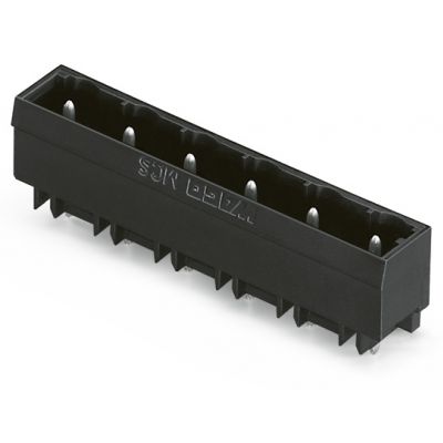 Wtyk THR Pin lutowniczy 1,0x1,0mm konstrukcja prosta czarny /50szt./ WAGO (231-238/001-000/105-604)