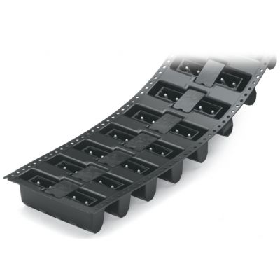 Wtyk THR Pin lutowniczy 1,0x1,0mm konstrukcja prosta czarny /170szt./ WAGO (231-236/001-000/105-604/997-409)