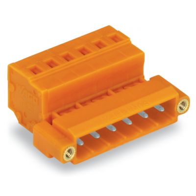 Wtyk 1-przewodowy CAGE CLAMP pomarańczowy /50szt./ WAGO (231-633/109-000)
