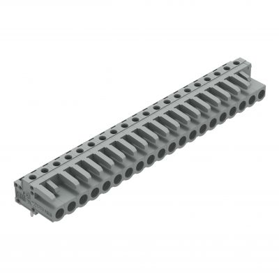 Gniazdo MCS-MIDI Classic kątowe 20-biegunowe szare raster 5mm 232-250 /10szt./ WAGO (232-250)