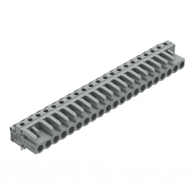 Gniazdo MCS-MIDI Classic kątowe 21-biegunowe szare raster 5mm 232-251 /10szt./ WAGO (232-251)