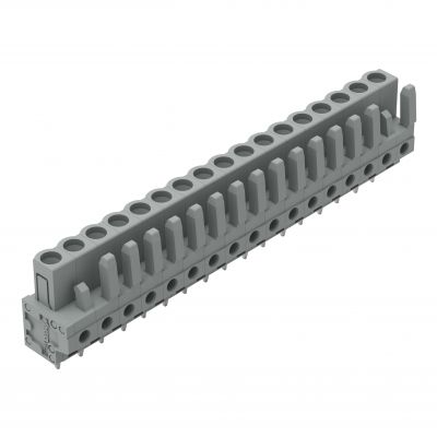 Gniazdo MCS-MIDI Classic 17-biegunowe szare raster 5mm 232-147 /25szt./ WAGO (232-147)