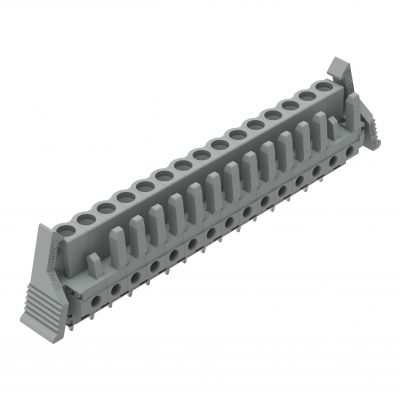 Gniazdo THT Pin lutowniczy 0,6x1,0mm konstrukcja prosta szare /25szt./ WAGO (232-145/039-000)