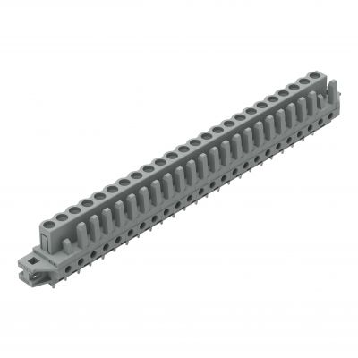 Gniazdo THT Pin lutowniczy 0,6x1,0mm konstrukcja prosta szare /10szt./ WAGO (232-154/031-000)