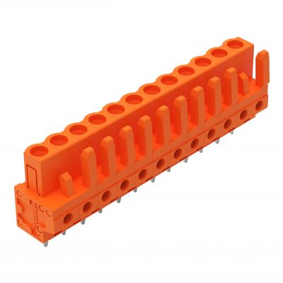 Gniazdo MCS-MIDI Classic 12-biegunowe pomarańczowe raster 5,08mm 232-172 /25szt./ WAGO (232-172)