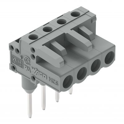 Gniazdo MCS-MIDI Classic kątowe 5-biegunowe szare raster 5mm 232-234/005-000 /100szt./ WAGO (232-234/005-000)