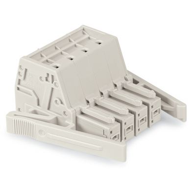 1-przewodowe gniazdo Push-in CAGE CLAMP jasnoszary /12szt./ WAGO (831-3105/037-000)