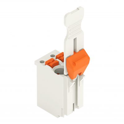 Gniazdo picoMAX raster 3,5mm 2-biegunowe z płytką uchwytową i suwakiem 2091-1102/002-000 /100szt./ WAGO (2091-1102/002-000)