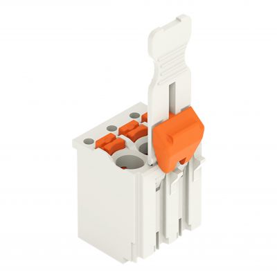 Gniazdo picoMAX raster 3,5mm 3-biegunowe z płytką uchwytową i suwakiem 2091-1103/002-000 /100szt./ WAGO (2091-1103/002-000)