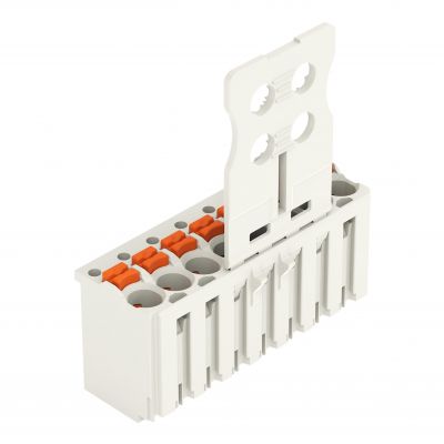 Gniazdo picoMAX raster 3,5mm 8-biegunowe z płytką uchwytową 2091-1108 /50szt./ WAGO (2091-1108)