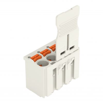 Gniazdo picoMAX raster 5mm 10-biegunowe z płytką uchwytową 2092-1110 /50szt./ WAGO (2092-1110)
