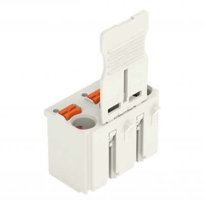 Gniazdo picoMAX raster 7,5mm 2-biegunowe z płytką uchwytową 2092-3102 /100szt./ WAGO (2092-3102)