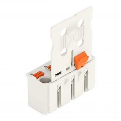 Gniazdo picoMAX raster 7,5mm 4-biegunowe z płytką uchwytową i suwakiem 2092-3104/002-000 /100szt./ WAGO (2092-3104/002-000)
