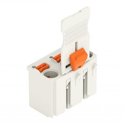Gniazdo picoMAX raster 7,5mm 3-biegunowe z płytką uchwytową i suwakiem 2092-3103/002-000 /100szt./ WAGO (2092-3103/002-000)