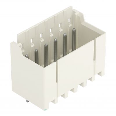 Wtyk THT pin lutowniczy Ø 1mm konstrukcja prosta jasnoszary /100szt./ WAGO (2091-1406)