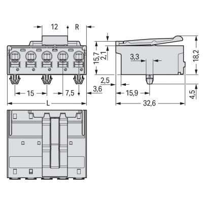 Wtyk picoMAX raster 7,5mm 4-biegunowy ze stopkami zatrzaskowymi 2092-3524/020-000 /50szt./ WAGO (2092-3524/020-000)
