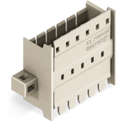 Wtyk picoMAX raster 5mm 6-biegunoweunowy przepustowy z uchwytami montażowymi 2092-1636/024-000 /50szt./ WAGO (2092-1636/024-000)