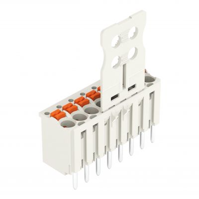 Gniazdo picoMAXeCOM raster 3,5mm 8-biegunowe z prostymi pinami lutowniczymi z płytką 2091-1158 /50szt./ WAGO (2091-1158)