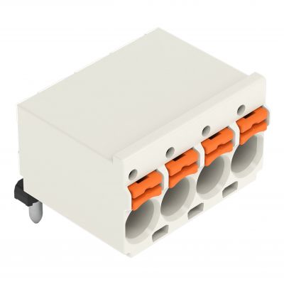 Gniazdo picoMAXeCOM raster 5mm 10-biegunowe z kątowymi pinami lutowniczymi bez płytki 2092-1380 /100szt./ WAGO (2092-1380)