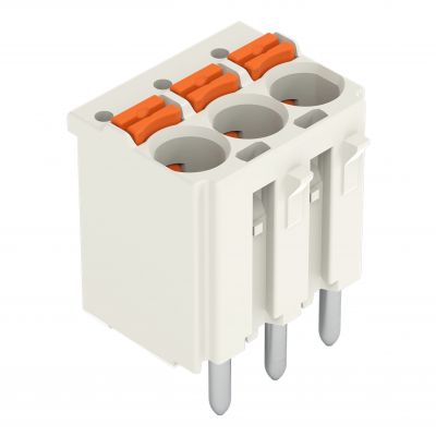 Gniazdo picoMAXeCOM raster 5mm 3-biegunowe z prostymi pinami lutowniczymi bez płytki 2092-1173 /200szt./ WAGO (2092-1173)