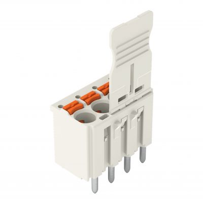 Gniazdo picoMAXeCOM raster 5mm 10-biegunowe z prostymi pinami lutowniczymi z płytką 2092-1160 /50szt./ WAGO (2092-1160)