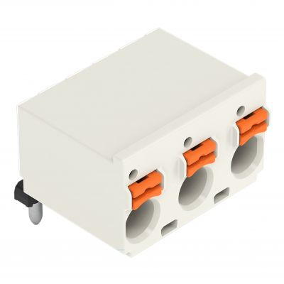 Gniazdo picoMAXeCOM raster 7,5mm 3-biegunowe z kątowymi pinami lutowniczymi bez płytki 2092-3373 /100szt./ WAGO (2092-3373)