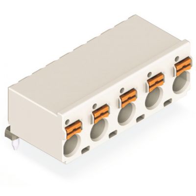 Gniazdo picoMAXeCOM raster 7,5mm 4-biegunowe z kątowymim pinami lutowniczymi bez płytki 2092-3374 /100szt./ WAGO (2092-3374)