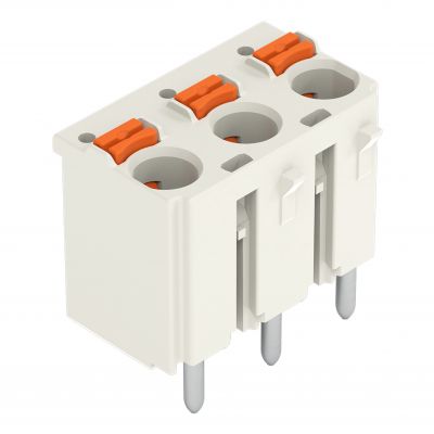 Gniazdo picoMAXeCOM raster 7,5mm 3-biegunowe z prostymi pinami lutowniczymi bez płytki 2092-3173 /100szt./ WAGO (2092-3173)