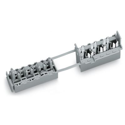 Gniazdo 6-polowe 1,5mm2 5xL, 1xPE szare 730-106 /50szt./ WAGO (730-106)