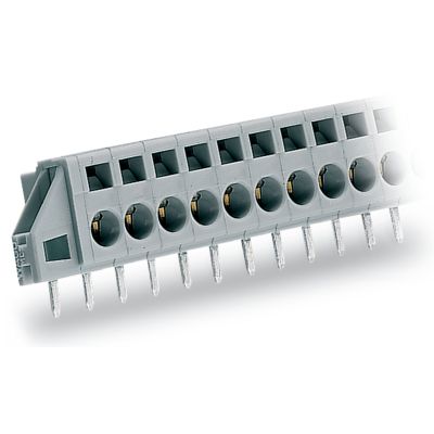 Listwa zaciskowa przepustowa 8-biegunowa szara raster 5mm 231-608/023-000 /50szt./ WAGO (231-608/023-000)