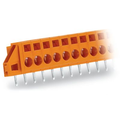 Listwa zaciskowa przepustowa 10-biegunowa pomarańczowa raster 5,08mm 231-640/023-000 /25szt./ WAGO (231-640/023-000)