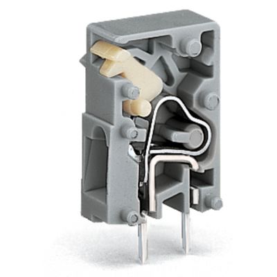 Modularna złączka do płytek drukowanych przycisk 2,5mm2 RM 5mm 1-bieg szara /100szt./ WAGO (741-901)