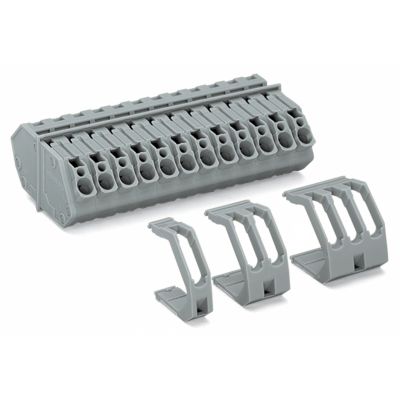 Listwa zaciskowa 11-torowa 4mm2 szara 826-171 /10szt./ WAGO (826-171)