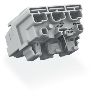 Złączka zasilająca 3-biegunowa ze stykiem PE Linect 294-8113 /500szt./ WAGO (294-8113)