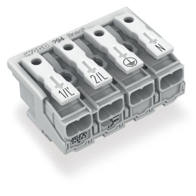 Złączka zasilająca 4-biegunowa bez styku PE Linect 294-8024 /500szt./ WAGO (294-8024)