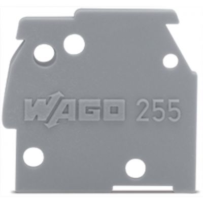 Ścianka końcowa pomarańczowa 255-600 /100szt./ WAGO (255-600)