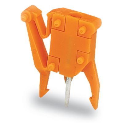 Adapter pomiarowy do serii 255 256 257 1-bieg. pomarańczowy /25szt./ WAGO (249-113)